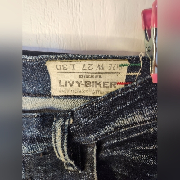 Women's Diesel Denim Jeans Size 27 - Picture 3 of 11